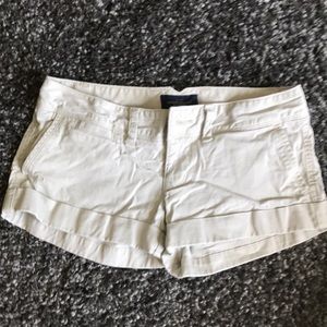 Tan Cuffed Shorts